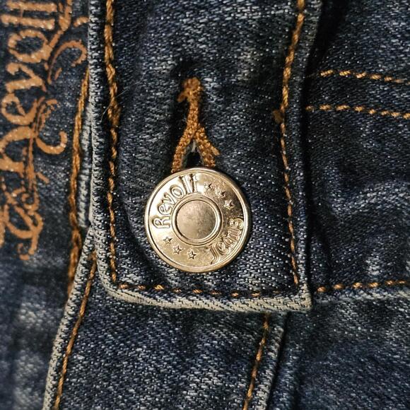 Revolt Distressed Skinny Jeans Size 5 - Picture 5 of 9